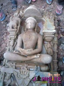 Jain god idol found from river